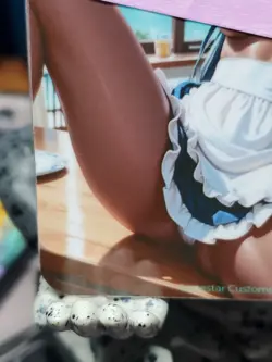 1/1 Only 1 Made Nessa Maid Pokemon Spicy Topless Lonestar Customs Card - Image 5