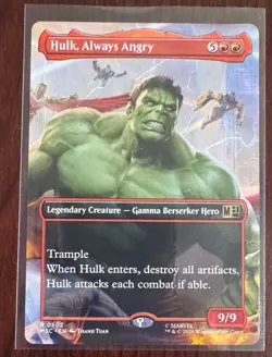Hulk, Always Angry (Borderless) Commander: Marvel Super Heroes Regular - Image 1
