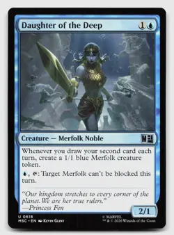 Daughter of the Deep 618 Commander: Marvel Super Heroes Magic: The Gathering NM - Image 1