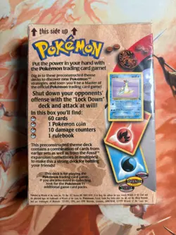 Pokemon TCG 1999 | Fossil Theme Deck | WOTC | New and Sealed | Lockdown - Image 3