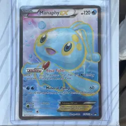 Pokemon TCG Manaphy EX Full Art Ultra Rare Card 116/122 XY Breakpoint NM - Image 1