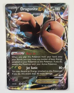 Dragonite EX 74/111 XY Furious Fists Ultra Rare Holo English 180 HP - Image 1