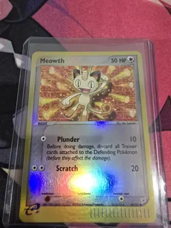 Pokemon TCG Meowth 42/95 Team Magma vs Team Aqua Reverse Holo NM-M - Image 1