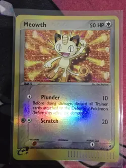 Pokemon TCG Meowth 42/95 Team Magma vs Team Aqua Reverse Holo NM-M - Image 2