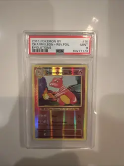 2016 Pokemon TCG XY Evolutions Chameleon Reverse Holo PSA 9 - Image 1