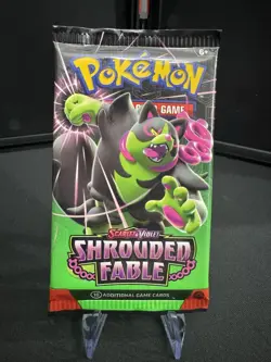 5 Pokemon Scarlet And Violet Shrouded Fable Sealed Packs READ DESCRIPTION! - Image 1