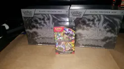 Pokemon Mega Evolution Pitch Black ETB (x2) Booster Bundle (x1) - Factory Sealed - Image 1