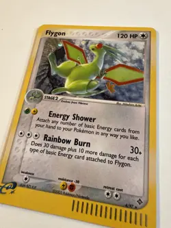 Pokemon TCG - Flygon 4/97 EX Dragon Holo Rare E Reader Series 2003 - Image 3