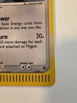 Pokemon TCG - Flygon 4/97 EX Dragon Holo Rare E Reader Series 2003 - Image 4
