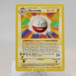 Pokemon TCG - Electrode 21/102 Base Set Rare Shadowless WOTC 1999 - EXC/NM - Image 2