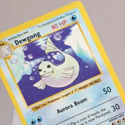Pokemon TCG - Dewgong 25/102 Base Set Uncommon Shadowless WOTC 1999 - EXC - Image 1