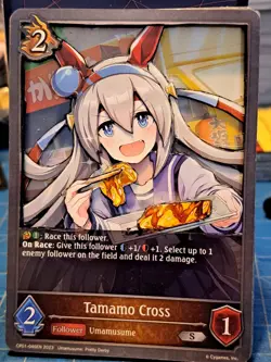 3D Custom Card: Umamusume Pretty Derby - Tamamo Cross Shadowbox - Image 1