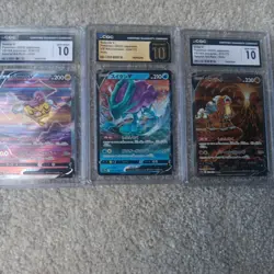 3 Pokemon Slab Lot! Entei, Raikou, Suicune, SAR CGC 10- Legendary Dog Lot - Image 1