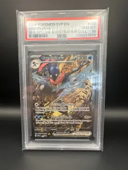 PSA 10 Pokemon Greninja EX 132 Shrouded Fable Special Illustration Promo Card - Image 1