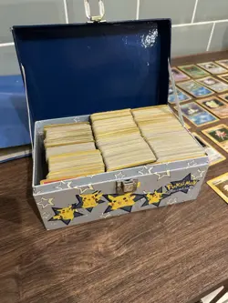 Massive Vintage 1999 Pokemon Card Job Lot - Holo Binder + Pikachu Chest Spares! - Image 3