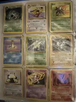 Massive Vintage 1999 Pokemon Card Job Lot - Holo Binder + Pikachu Chest Spares! - Image 4