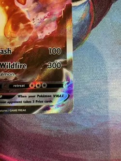 Pokemon TCG Charizard VMAX SWSH261 Black Star Promo Card Near Mint Condition - Image 5