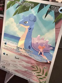 Pokemon Misty’s Lapras 194/182 Destined Rivals Illustration Rare – Mint/NM - Image 2