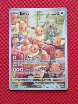 Eevee 188/167 TWM Twilight Masquerade Full Art Pokemon TCG Illustration Rare NM - Image 1