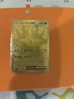 Pokemon TCG Pitch Black Mega Darkrai EX 120/084 Hyper Rare Near Mint - Image 1