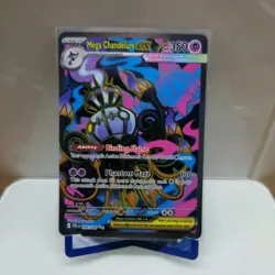 Pokemon TCG Mega Chandelure ex 099/084 Pitch Black Ultra Rare - Image 1