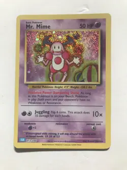 Pokemon - Mr. Mime 13/34 - Trading Card Game Classic - Holo Rare - - Image 1