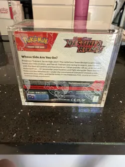 Pokemon TCG Destined Rivals Booster Box SEALED With Acrylic Case - Image 2