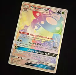 The Pokemon Company 2019 Vileplume GX 250/236 Cosmic Eclipse Secret Rare FA ENG - Image 1