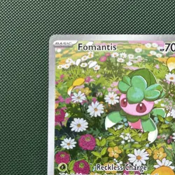 Pokemon TCG Fomantis 085/084 Illustration Rare IR PBL EN Pitch Black NM V2 - Image 2