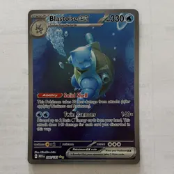 Pokemon TCG S&V 151 Blastoise EX 200/165 Special Illustration Rare Pack Fresh - Image 1