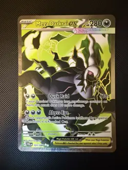 Pokemon TCG Mega Darkrai ex 101/084 Pitch Black Ultra Rare Pack Fresh MINT/NM - Image 1