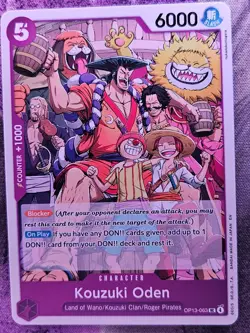 Kouzuki Oden OP13-063 Uncommon Carrying On His Will One Piece Near Mint - Image 1