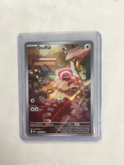 Stufful 154/132 Mega Evolutions Pokemon Card - Image 1