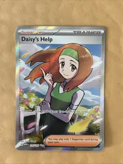 Daisy’s Help 195/165 Ultra Rare NM Scarlet & Violet - 151 Pokemon Trainer Card - Image 4