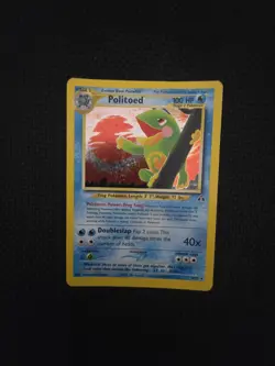 Politoed 8/75 Neo Discovery Holo Pokemon Card - MP - Image 1