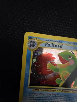 Politoed 8/75 Neo Discovery Holo Pokemon Card - MP - Image 3