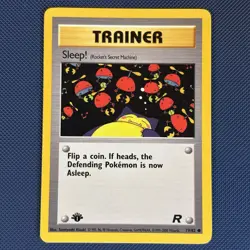 Sleep 79/82 - Team Rocket - 1st Edition Pokemon Card - NM - Image 1