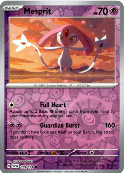 Mesprit 079/191 | Surging Sparks | Common Reverse Holo | NM Pokemon Card - Image 1