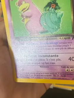 CARTE POKEMON FLAGADOSS OBSCUR 29/82 FR RARE WIZARDS TEAM ROCKET - TBE/EXC - Image 5