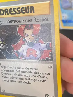 CARTE POKEMON ATTAQUE SOURNOISE DES ROCKET 72/82 FR RARE TEAM ROCKET - TBE/EXC - Image 3