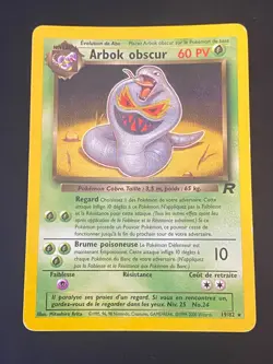 CARTE POKEMON ARBOK OBSCUR 19/82 FR RARE WIZARDS TEAM ROCKET - TBE/EXC - Image 1