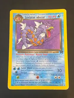 CARTE POKEMON LEVIATOR OBSCUR 25/82 FR RARE WIZARDS TEAM ROCKET - TBE+ - Image 1