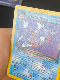 CARTE POKEMON LEVIATOR OBSCUR 25/82 FR RARE WIZARDS TEAM ROCKET - TBE+ - Image 2