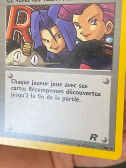 CARTE POKEMON ET VOILA LES TEAM ROCKET ! 71/82 FR RARE TEAM ROCKET - EXC/NM - Image 3