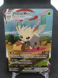 Phyllali Vmax 205/203 Carte Pokemon Fr Evolution Celeste NM+ - Image 1
