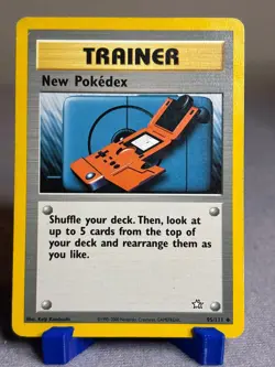 New Pokedex 95/111 Uncommon Neo Genesis Pokemon Unlimited Moderately Played - Image 1