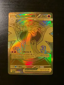 Carte Pokemon : Mega-Dracaufeu X EX 130/094 Flammes Fantasmagoriques NEUF - Image 1