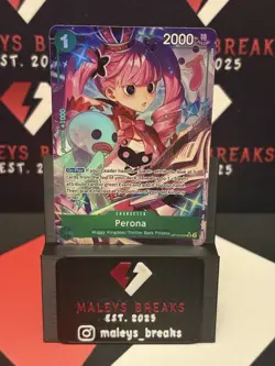 OP12-034 Perona SR Alt Art Legacy of the Master One Piece TCG English Card - Image 1