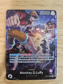 One Piece Card Game Monkey.D.Luffy OP05-060 PSA Magazine Promo - Image 3