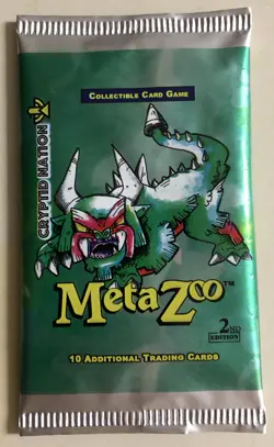 2021 Meta Zoo Collectible Card Game (CCG) Cryptid Nation 2nd Edition Foil Pack - Image 1